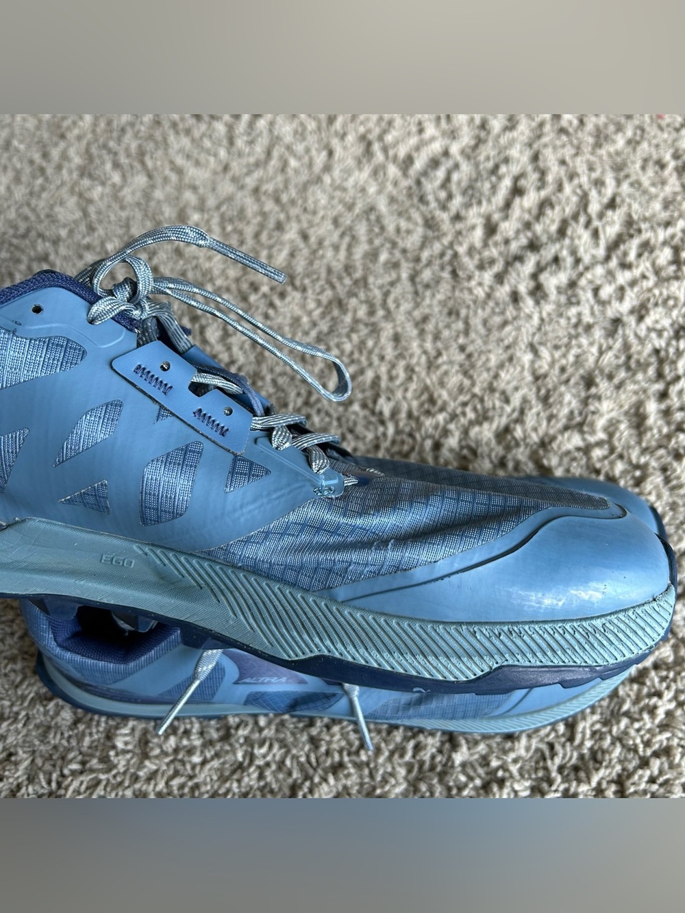 Altra Lone Peak 8 Trail Running Shoes Mens 12.5 Mineral Blue EGO MaxTrac Sneaker - Picture 9 of 16